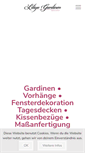 Mobile Screenshot of gardinen-nbg.de