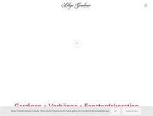Tablet Screenshot of gardinen-nbg.de